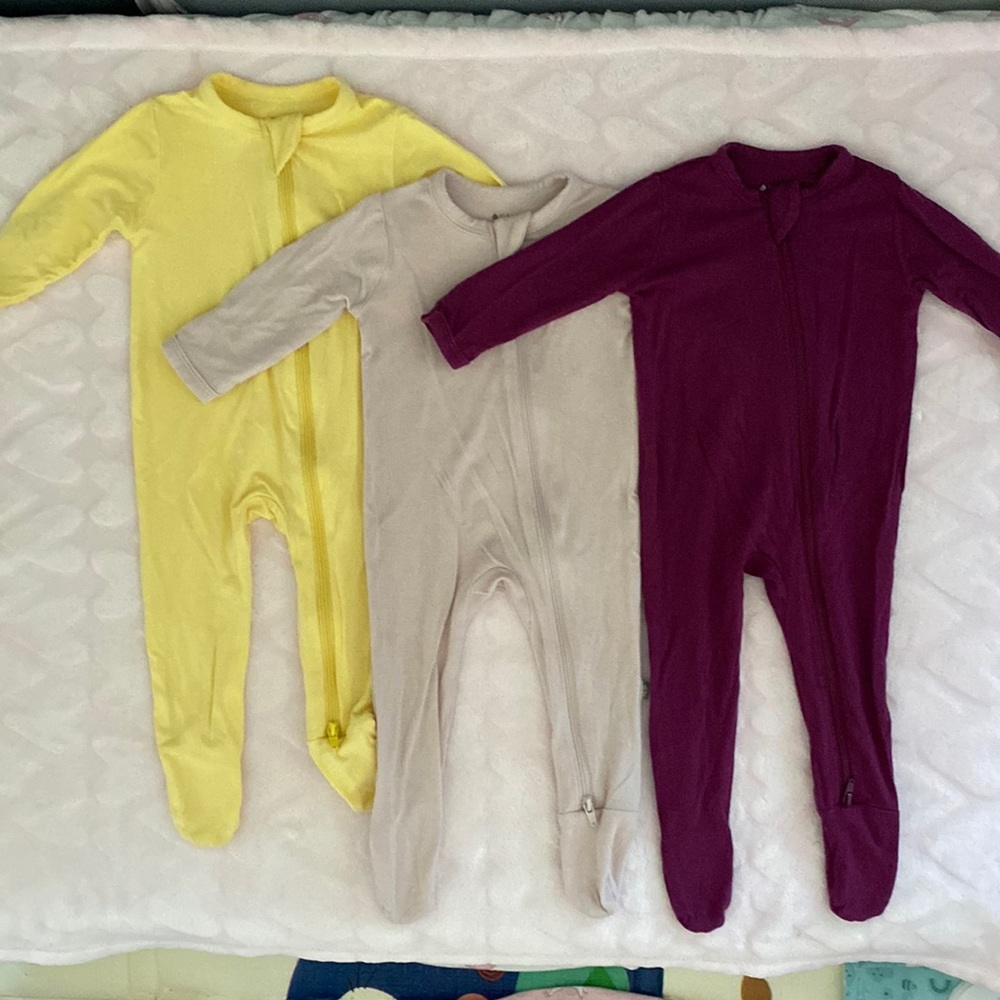Kyte baby zippered long sleeve footies